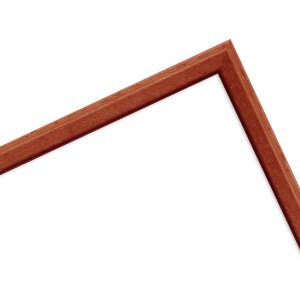 Marco de fotos de madera MendeFrames H011 Mahogani 9x13 cm con vidrio decorativo