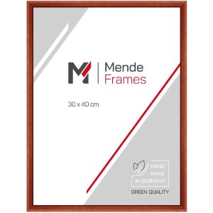 MendeFrames Marco de Fotos Madera H011 Caoba 10x30 cm con...