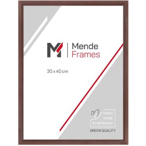 MendeFrames H007 Marco de Fotos Nogal con Borde Dorado...