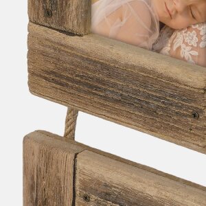 Marco de fotos ZEP Essence para 2 fotos 10x10 cm Marrón RE2344