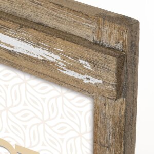 Marco de fotos de madera ZEP Bregenz para 4 fotos 10x15 cm marrón RE446