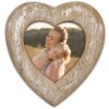 Marco de fotos de madera Amor 10x10 cm Marco de fotos con forma de corazón RE8244