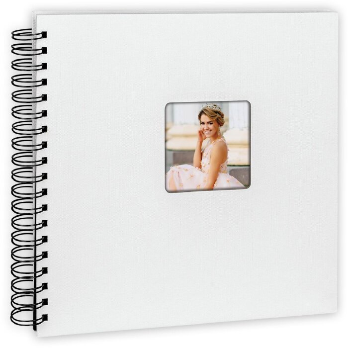 Álbum espiral ZEP Misty Blanco 31x31 cm – 50 páginas