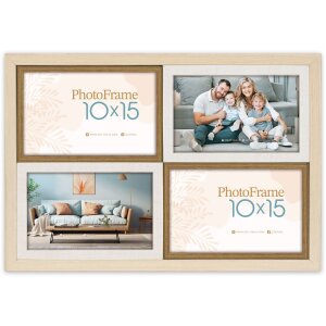 Marco de fotos ZEP SH446 PS 4x10x15 cm Como 4Q Blanco...