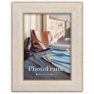 Marco de fotos ZEP SM646B PS OLBIA 10x15 cm crema/natural