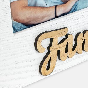 Marco de fotos de madera ZEP Rodriguez 15x20 cm Familia