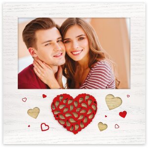 Marco de fotos Paula 10x15 cm Corazones WH2646