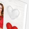 Marco de fotos de madera ZEP Adele 10x15 cm Corazones WH3646