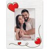 Marco de fotos de madera Zoe 10x15 cm Corazones WH4846
