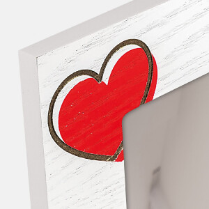 Marco de fotos de madera ZEP Zoe Blanco 10x15 cm...