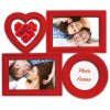 Galería de Fotos Almada roja Marco de Fotos para 4 Fotos XB45R