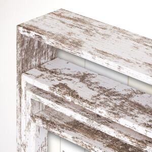 Set de 4 marcos de fotos Ravenna Blanco Antiguo 10x15...