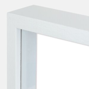 Marco de fotos ZEP Alice blanco 30x30 cm con paspartú 20x20 cm