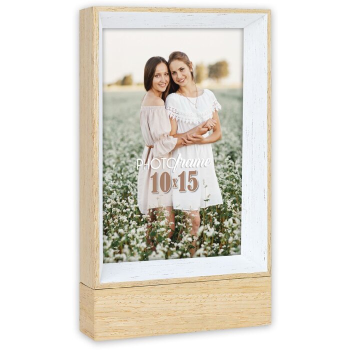 Marco de fotos de madera ZEP Matilde N 10x15 cm marrón AW3846