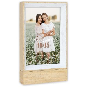 Marco de fotos de madera ZEP Matilde N 10x15 cm marrón AW3846