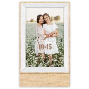 Marco de fotos de madera ZEP Matilde N 10x15 cm marrón AW3846