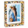 Marco de fotos de madera ZEP RECIFE 10x15 cm Multicolor