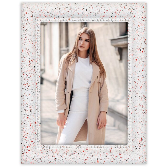 Marco de fotos Pollock blanco 10x15 cm NZ446W