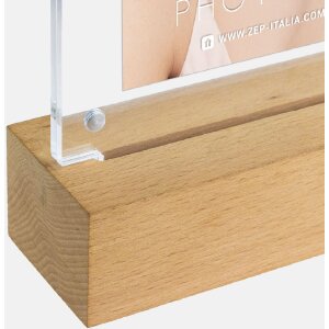 Marco de fotos acrílico ZEP New York 13x18 cm LED Vertical EW757N