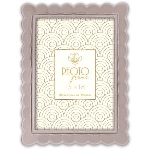 Marco de fotos HERVE G de resina ZEP 13x18 cm Taupe