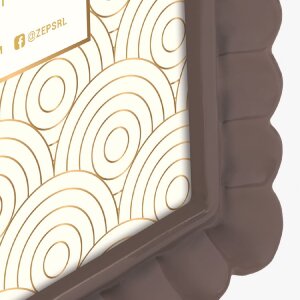 Marco de fotos HERVE B de ZEP en resina marrón 13x18 cm