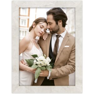 Marco de fotos de madera Lord 15x20 cm blanco MPW768