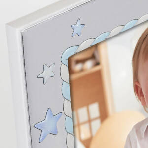 Marco de fotos ZEP Baby Federico azul 10x15 cm