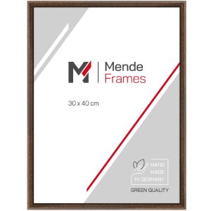 MendeFrames H011 Marco de Fotos Madera Maciza muchas Größen muchos Colores Cristal Seleccionable