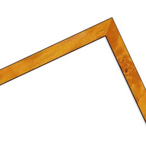 MendeFrames H14B Marco de Madera Decoración de Raíz Claro 10x20 cm con Vidrio de Museo