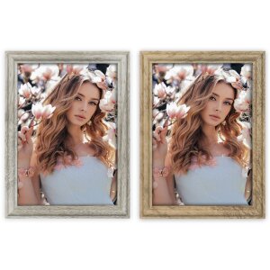 Marco de fotos ZEP Namur Madera Marrón o Blanco...