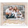Marco de fotos de madera ZEP Famiglia Blanco 13x18 cm o 15x20 cm Formato horizontal
