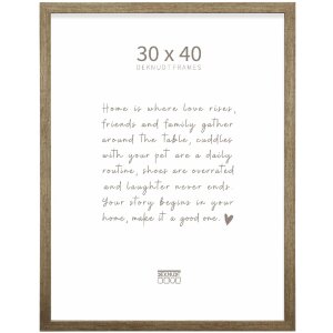 Marco de fotos Deknudt S243 de madera con perfil de bloque 1,4 cm Natural Blanco Negro Plata Bronce