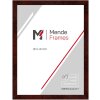 Marco de fotos de madera MendeFrames H14C con decoración de raíz oscuro 30x60 cm con vidrio normal