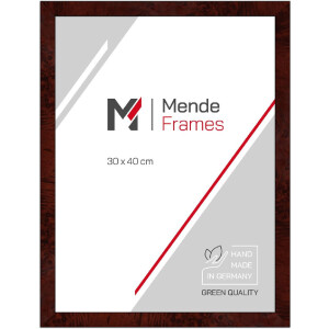 MendeFrames H14C Marco de Fotos de Madera Maciza con Decoración de Raíz Claro u Oscuro