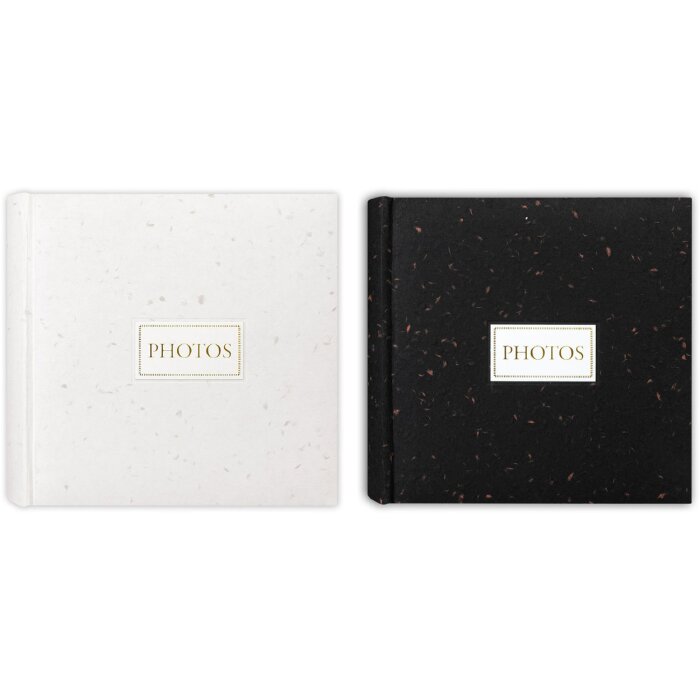 ZEP Álbum de fotos Sophie Papel de arroz Blanco o Negro 24x24 32x32 cm Grabado dorado