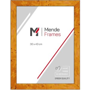Marco de fotos de madera MendeFrames H14D decoración de raíz clara 70x90 cm vidrio normal