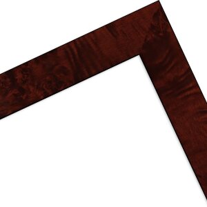 MendeFrames Marco de Fotos de Madera H14D Decoración de Raíz Oscura 42x59,4 cm Vidrio de Museo