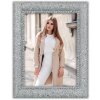 Marco de fotos ZEP Pollock Terrazzo Blanco Gris Marrón 10x15 13x18 15x20 cm