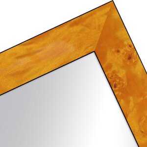 Espejo de pared MendeFrames H14E Raíz de madera clara 60x80 cm