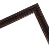 Espejo de pared MendeFrames H025 de madera 15x21 cm negro