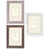 Marco de fotos ZEP HERVE de resina Blanco Taupe Marrón 10x15 13x18 15x20 cm
