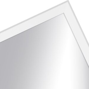 Espejo de pared de madera blanco MendeFrames H080 10x20 cm