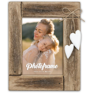 Marco de fotos de madera Essence marrón 13x18...