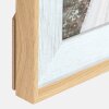 Marco de fotos Siena ZEP Aspecto Madera Blanco o Natural 10x15 hasta 30x40 cm Cristal transparente