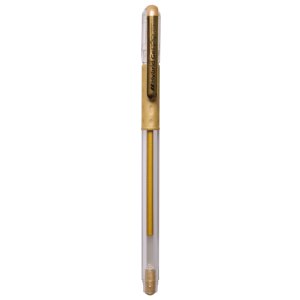 Pentel Bolígrafo de Gel Metálico Photo Album Pen Hybrid Gel Grip 0,4 mm dorado