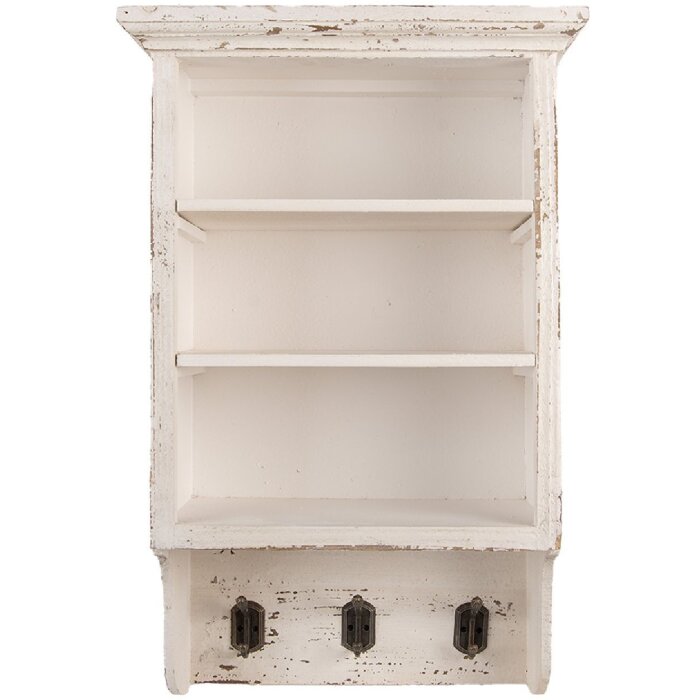 Clayre & Eef 5H0753 Armario de Pared 36x17x57 cm Madera Hierro Estilo Rústico