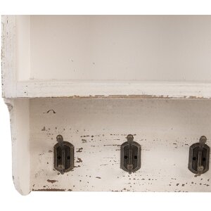 Clayre & Eef 5H0753 Armario de Pared 36x17x57 cm Madera Hierro Estilo Rústico