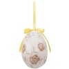 Clayre & Eef 65908 Decoración Colgante Huevo Set de 6 Ø 7x10 cm