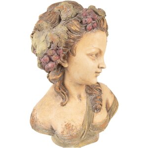 Clayre & Eef Decoración Busto Mujer 24x18x28 cm 6MG0134