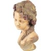 Clayre & Eef Decoración Busto Mujer 24x18x28 cm 6MG0134